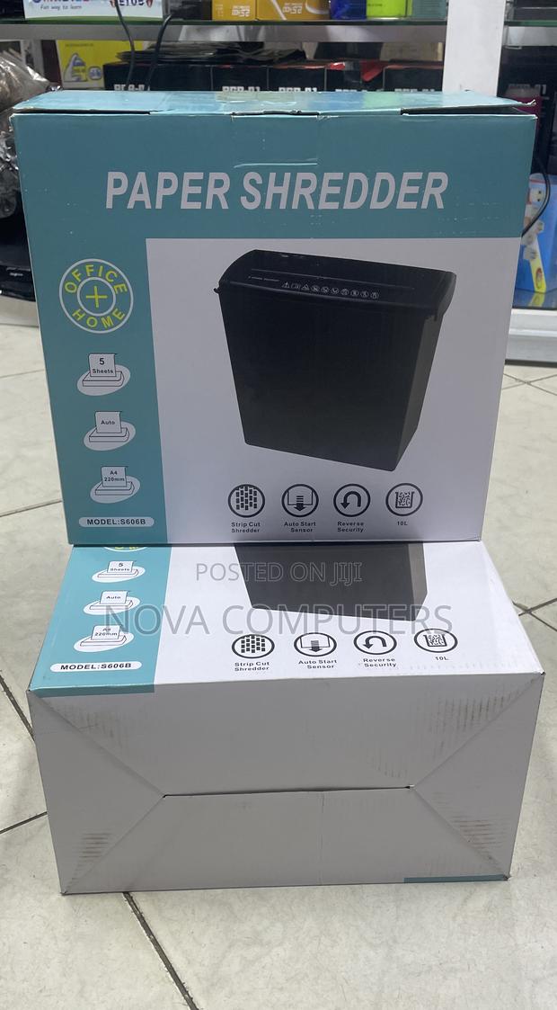 Strip Cut S606b Paper Shredder -5 Sheets Capacity - main view