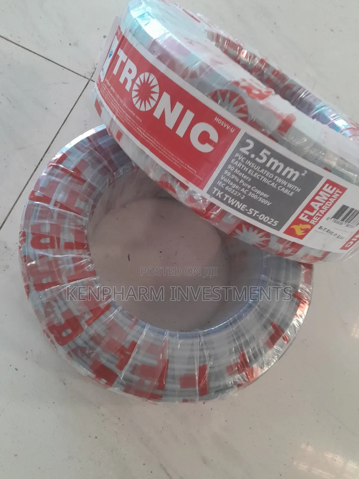 2.5mm Twin With Earth 3 Cores Copper Cable