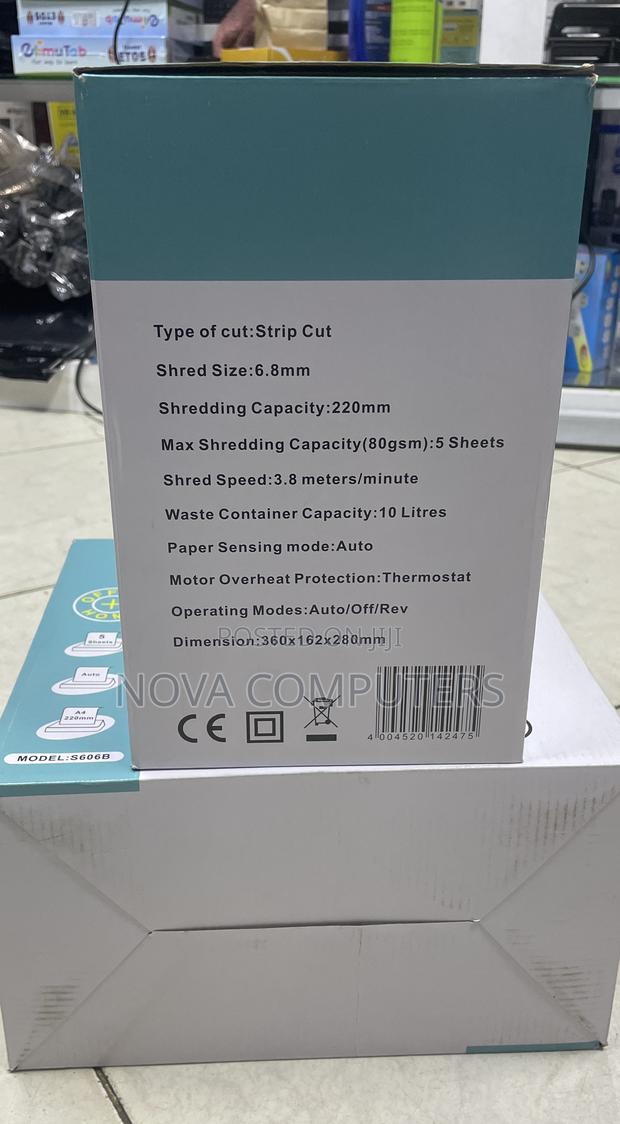 Strip Cut S606b Paper Shredder -5 Sheets Capacity - thumbnail 2