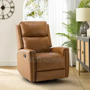 Home Sofa; Single Relaxing Leather Recliner Rocking Sofa