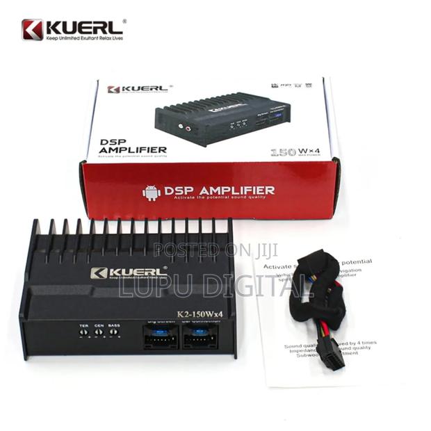 Kuerl 4 Channel Car Amplifier 45w×4 Android DSP Audio Power Amp - thumbnail 8