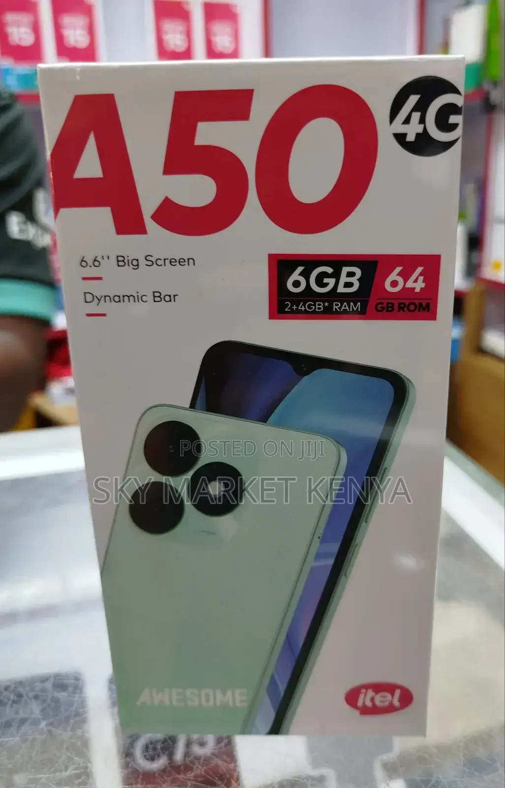 New Itel A50 128 GB Black