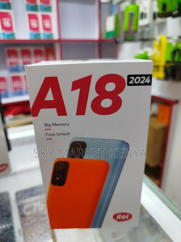 New Itel A18 32 GB Black - thumbnail 2