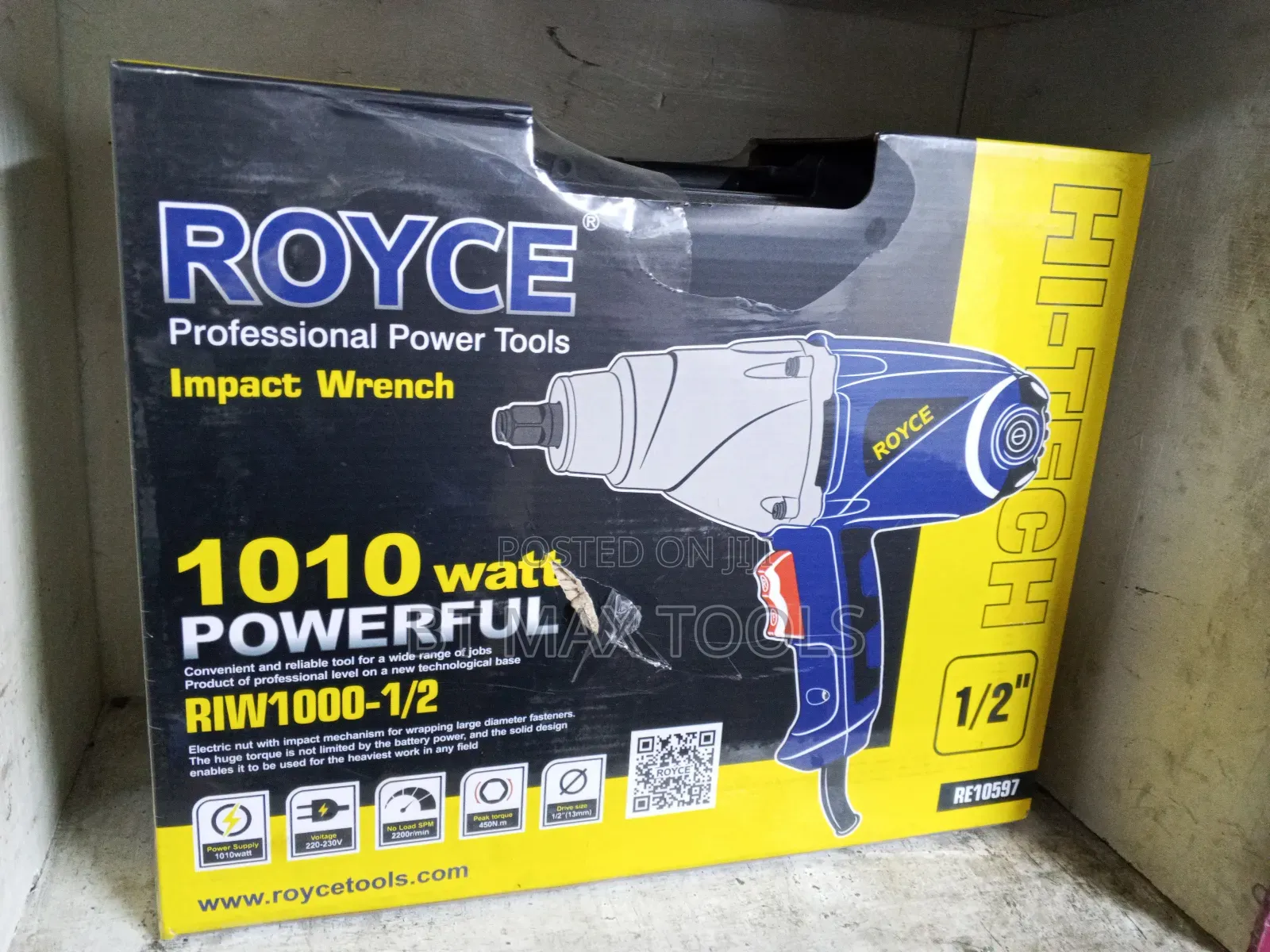 Cored Impact Wrench/ Royce Wrench