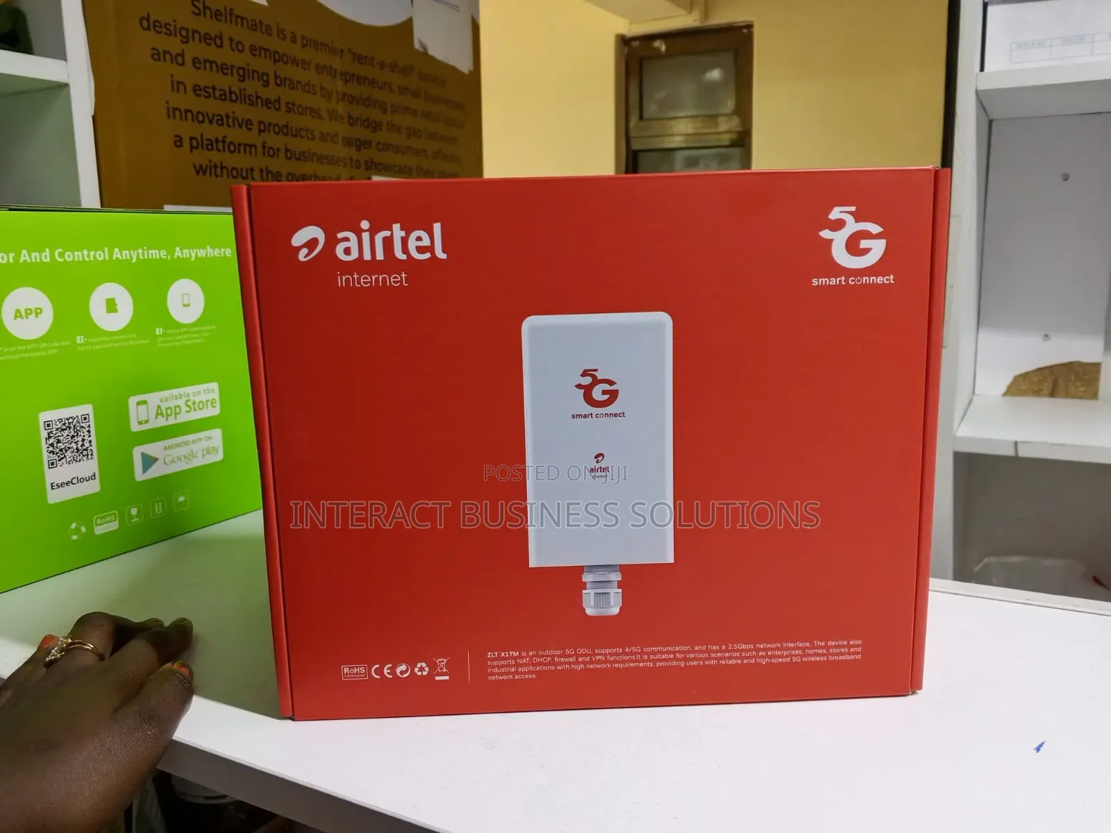 5g Broadband Wireless Router, Unlimited Bandwith,Portable,