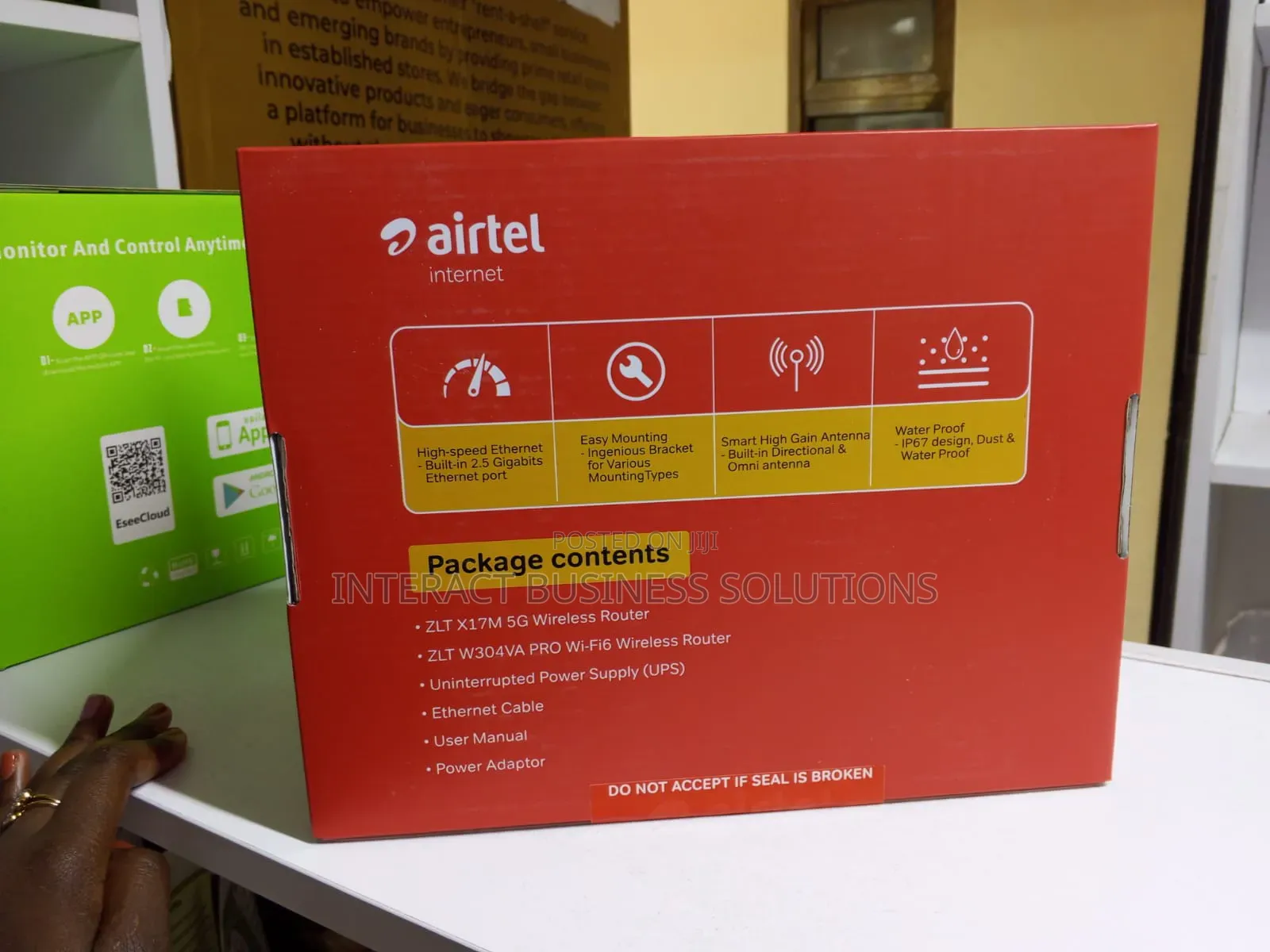 5g Broadband Wireless Router, Unlimited Bandwith,Portable,