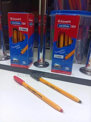 A Packet of 20pcs Luxor Ball Point/Sharp Pointed Pen- 0.7mm - thumbnail 2