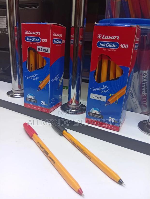 A Packet of 20pcs Luxor Ball Point/Sharp Pointed Pen- 0.7mm - thumbnail 3
