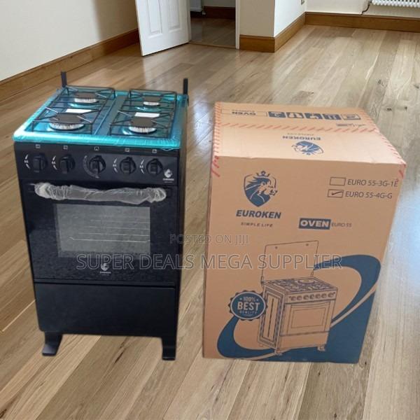 Modern 4 Gas Burner Cooker | 50x55x84cm Free Standing With Oven