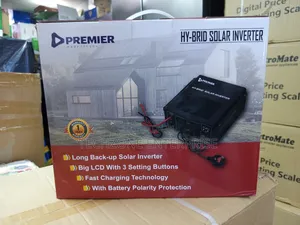 Premier Hybrid Solar Inverter With 3 Settings Buttons 