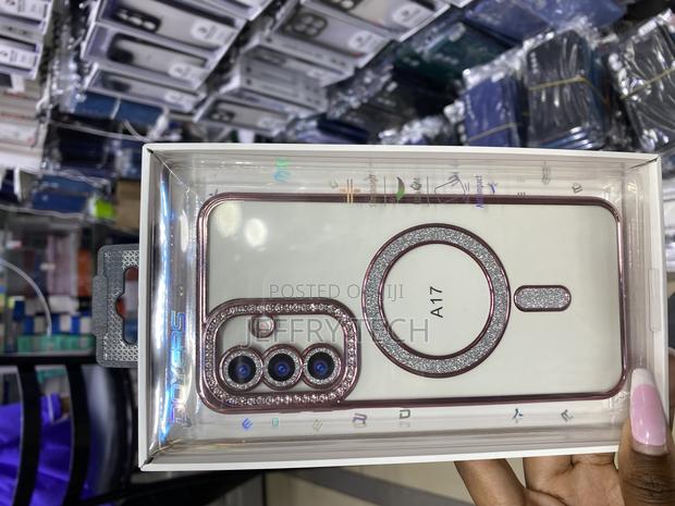 Novaa Magnetic Glitter Plated Case for Samsung Galaxy A17 - main view