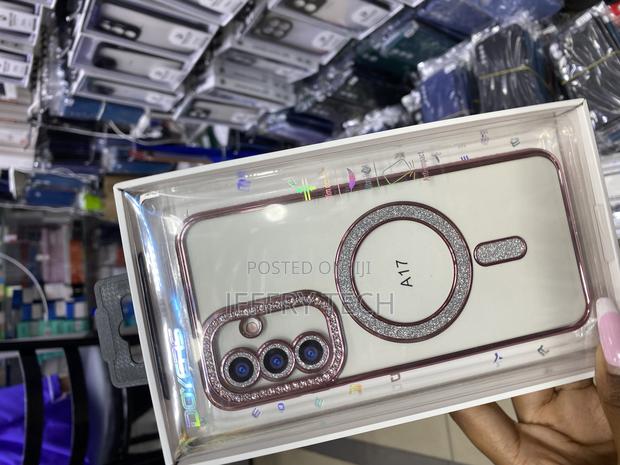 Novaa Magnetic Glitter Plated Case for Samsung Galaxy A17 - thumbnail 3