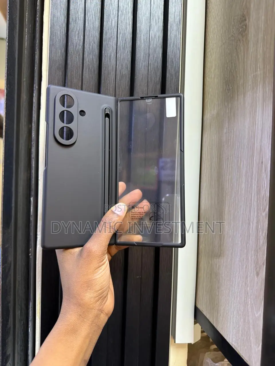 Samsung Galaxy Z Fold 7 S Pen Case/Cover With Glass Screen Protector