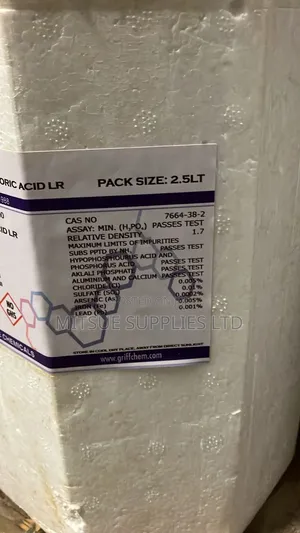 Orthophosphoric Acid 80% Lr 2.5l Griffchem For Laboratory Use