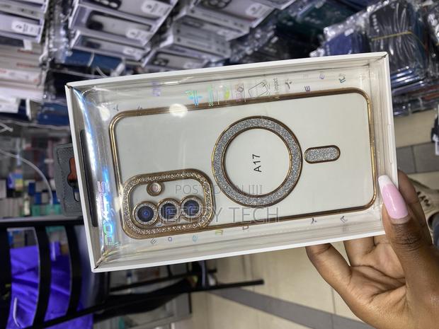 Mibear Magnetic Glitter Plated Case for Samsung Galaxy A17 - thumbnail 2