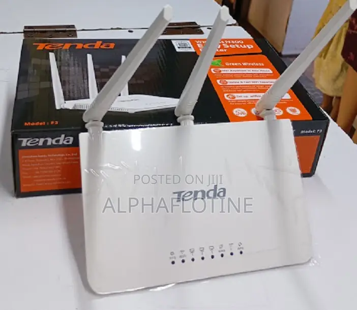 Tenda F3 N300 300mbps Wi-Fi Router 3 Lan Ports