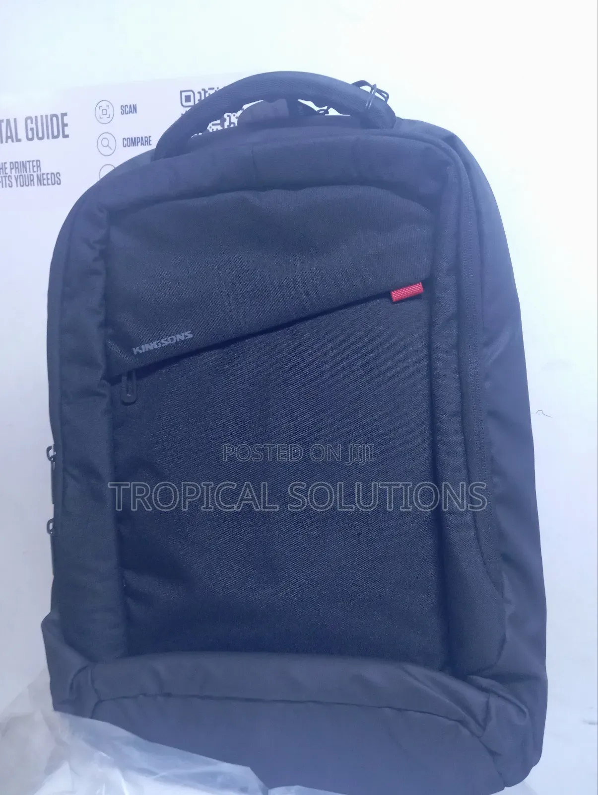 Kingsons 15.6" Backpack - Black Available 15.6"/