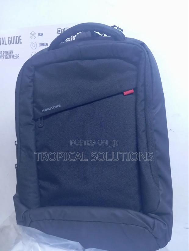 Kingsons 15.6" Backpack - Black Available 15.6"/ - main view