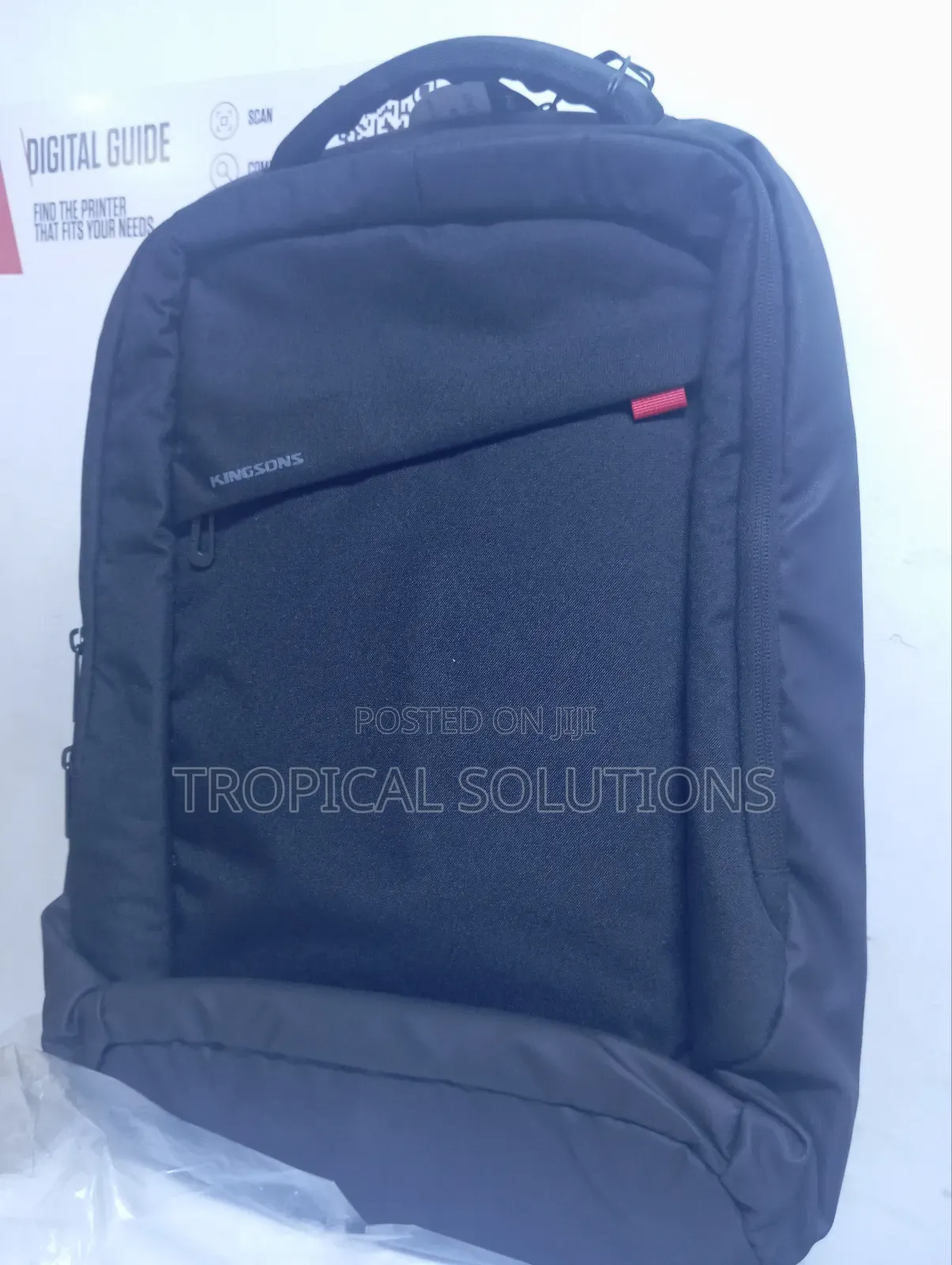 Kingsons 15.6" Backpack - Black Available 15.6"/