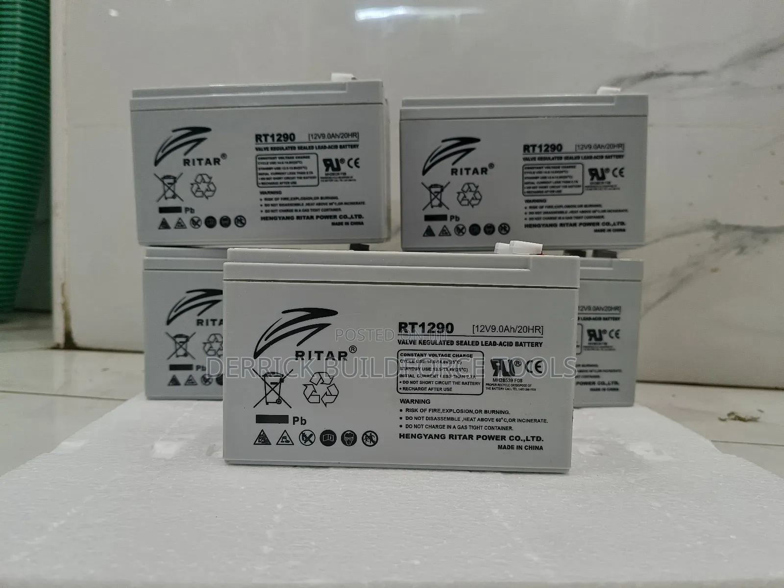 Ritar 9ah 12v 20hrs Ups Battery