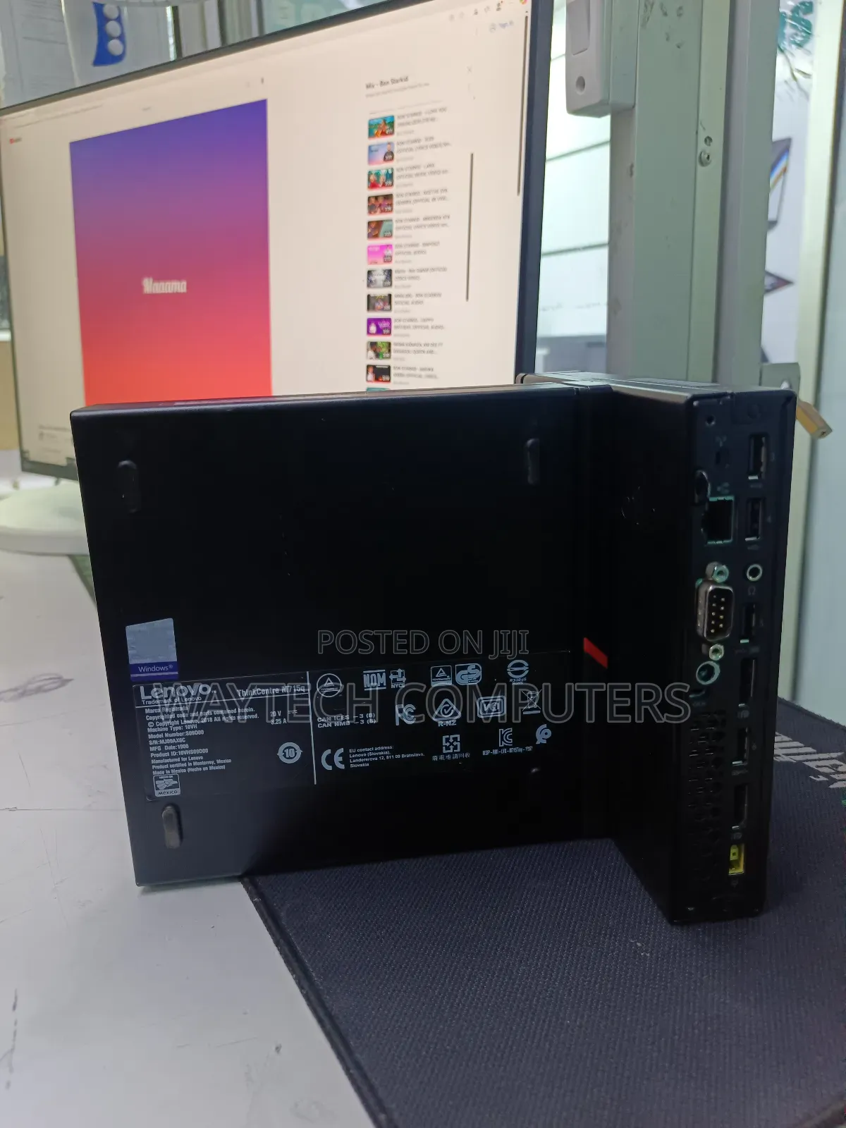 Desktop Computer Lenovo ThinkCentre M715 Tiny 8GB AMD Ryzen 3 SSD 256GB