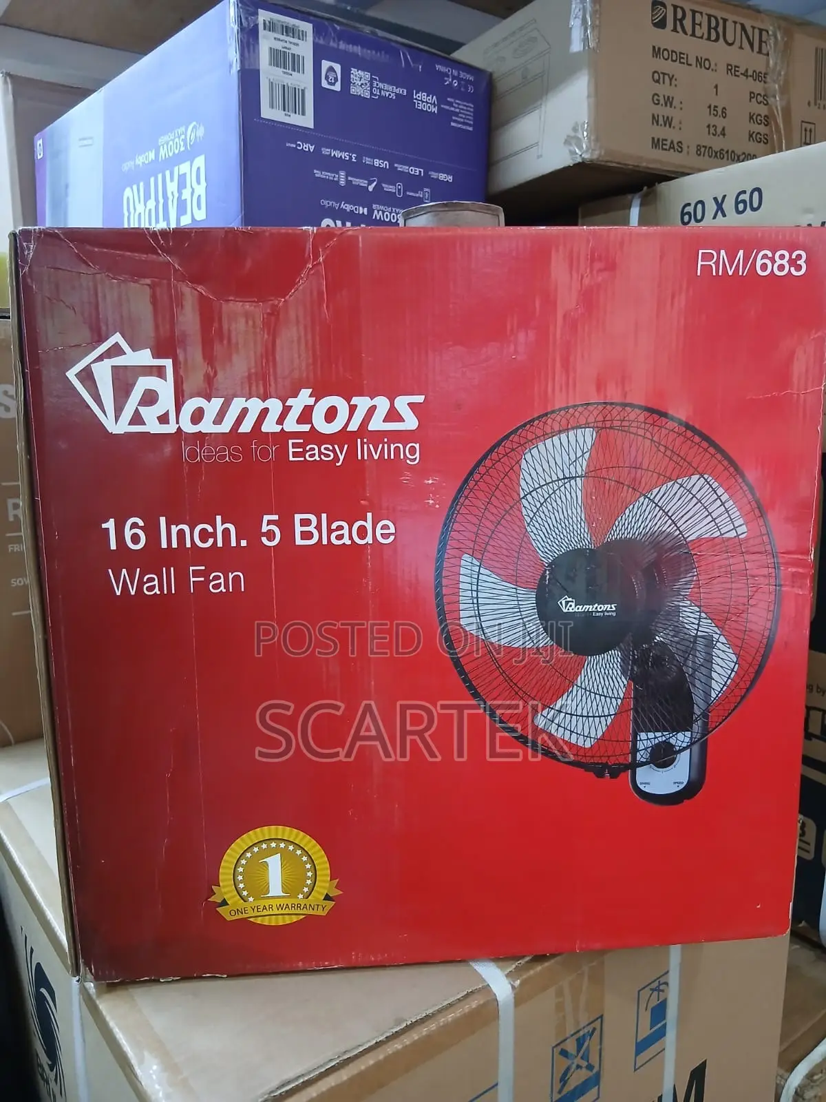 Ramtons Rm/683 Wall Fan