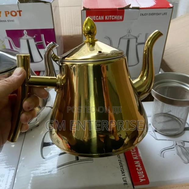 Stainless Steel Teapot With Infusion Set
