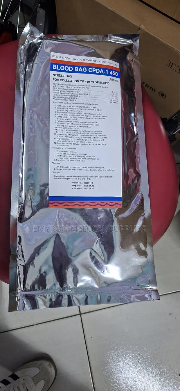 Blood Bags 450 Ml Triple