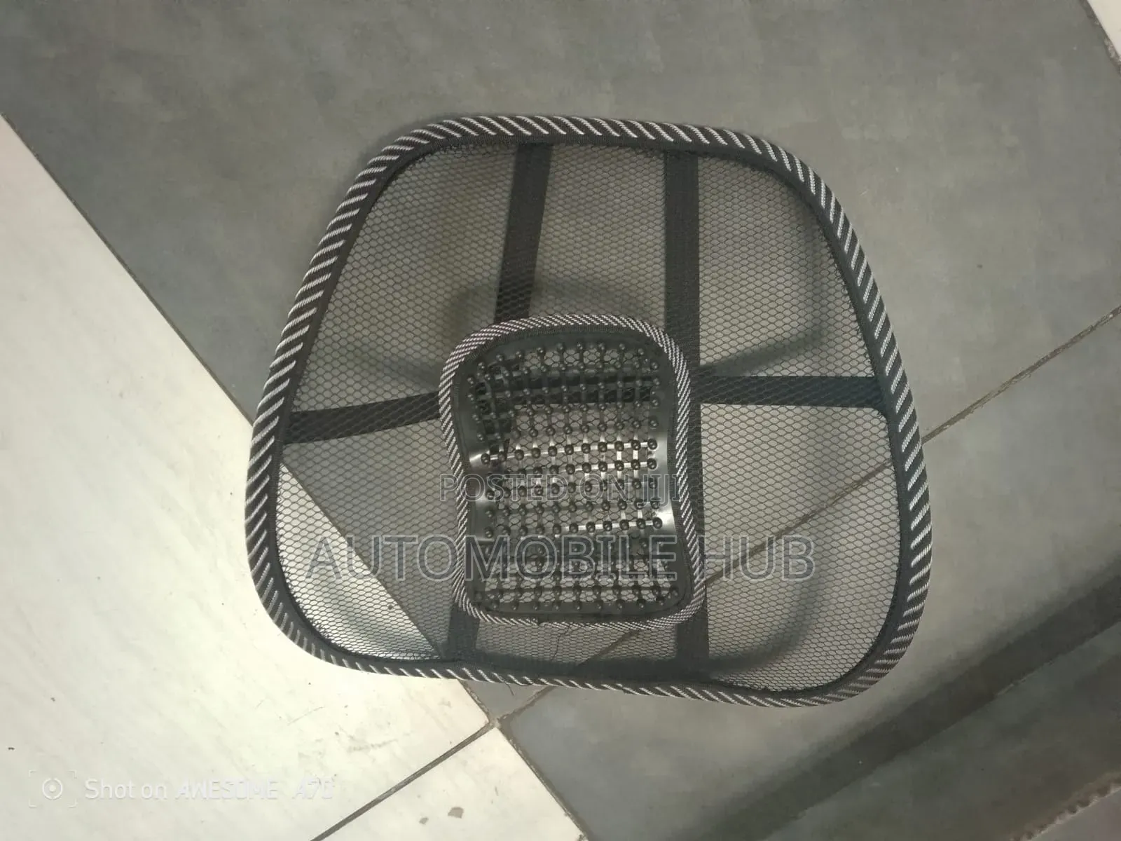 Car Backrest Black