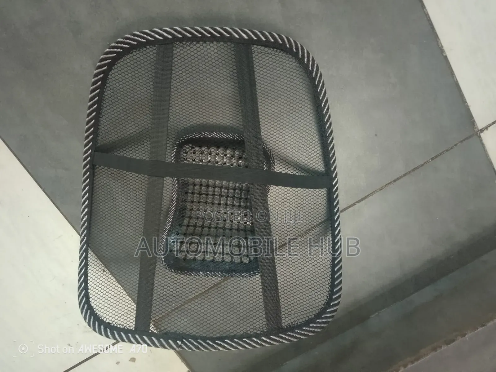 Car Backrest Black