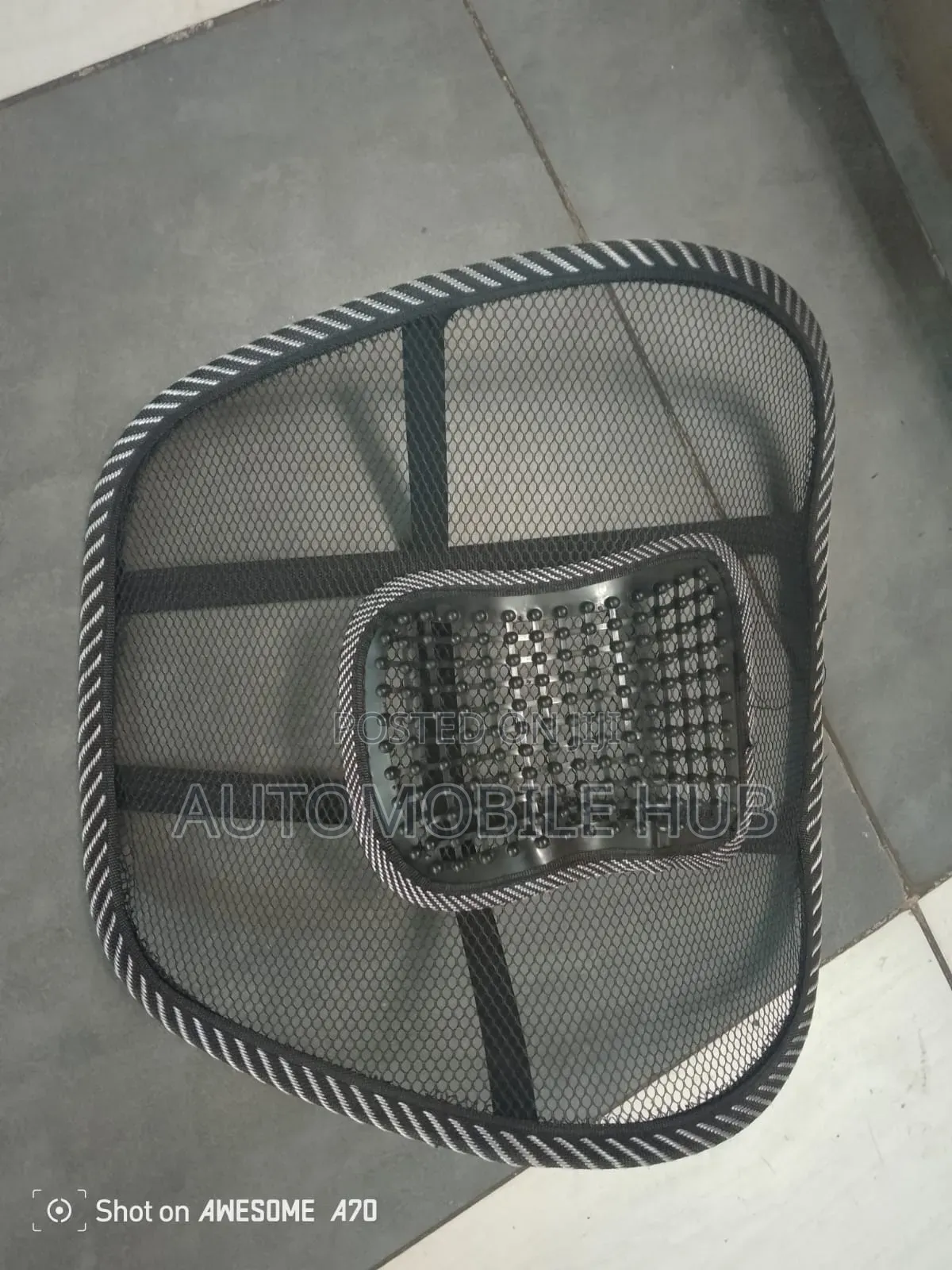 Car Backrest Black