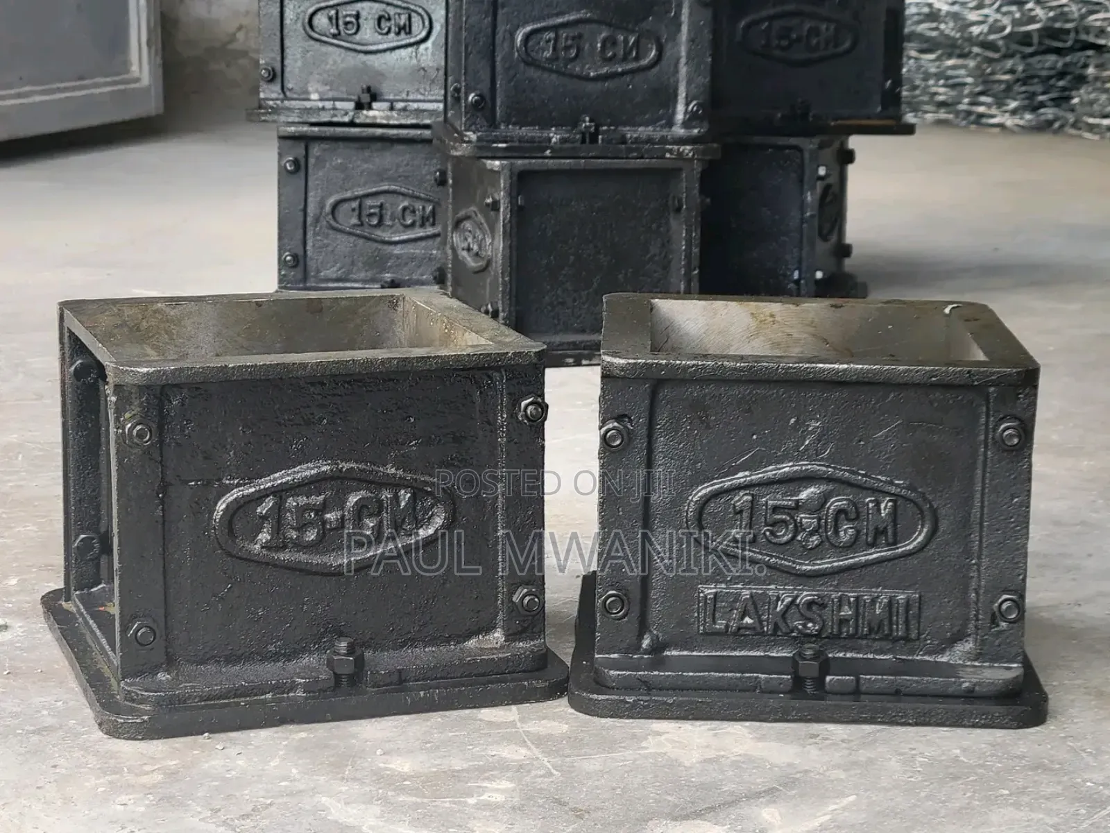 Concrete Testing Cube Moulds - Cast Iron