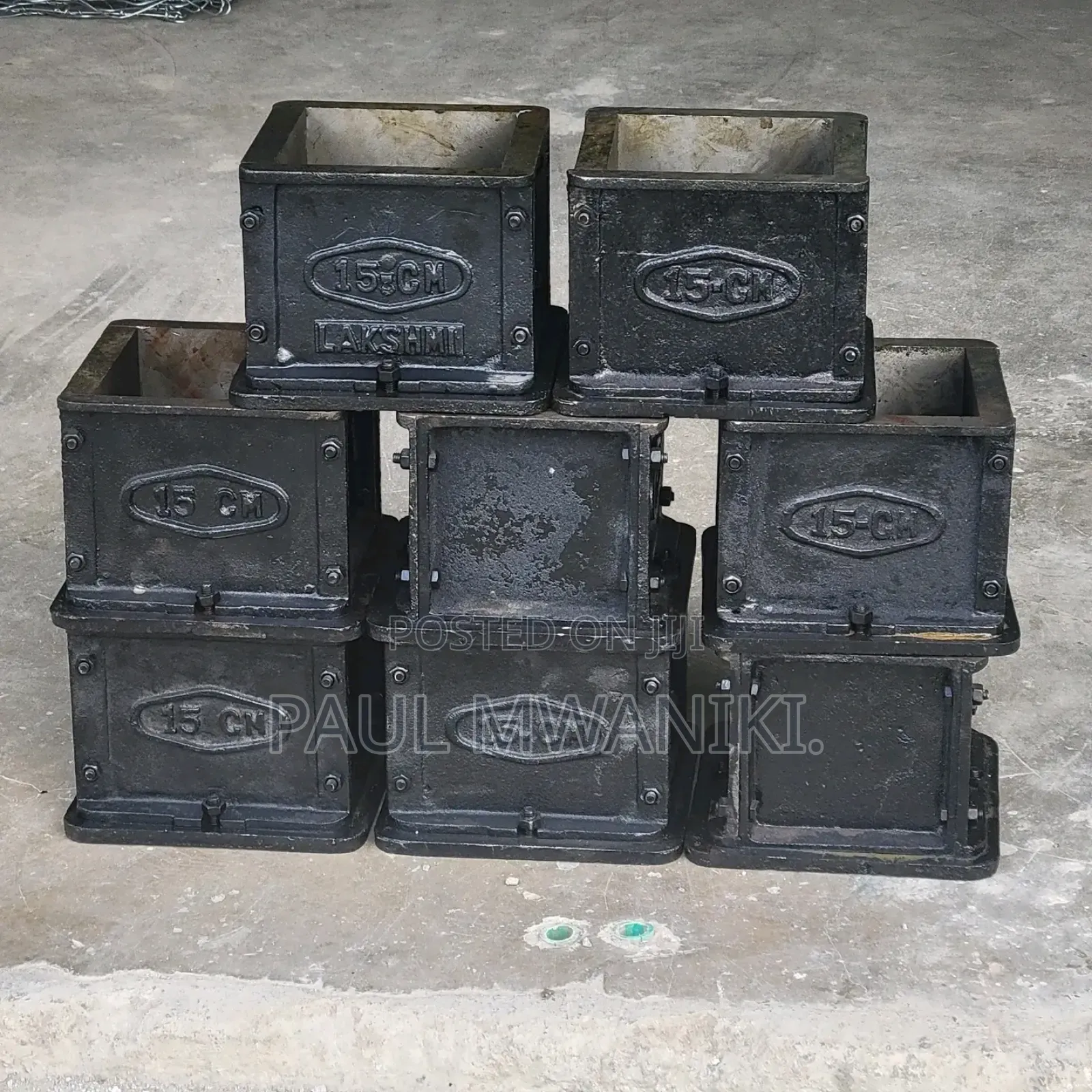 Concrete Testing Cube Moulds - Cast Iron