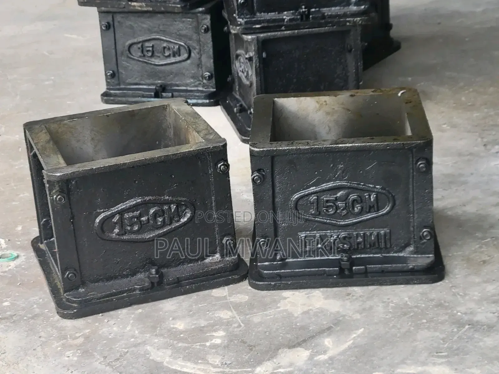 Concrete Testing Cube Moulds - Cast Iron