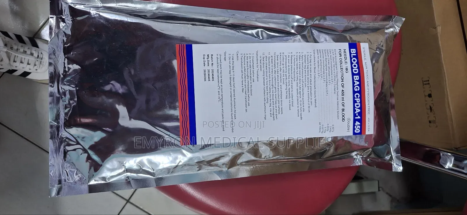 Blood Bag 450ml Double