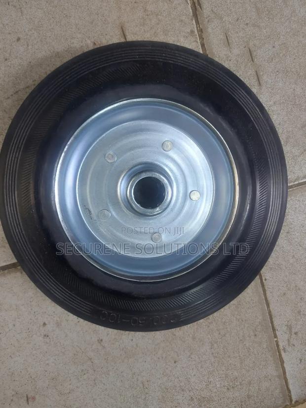 8" Solid Rubber Wheel/Caster Wheel - main view