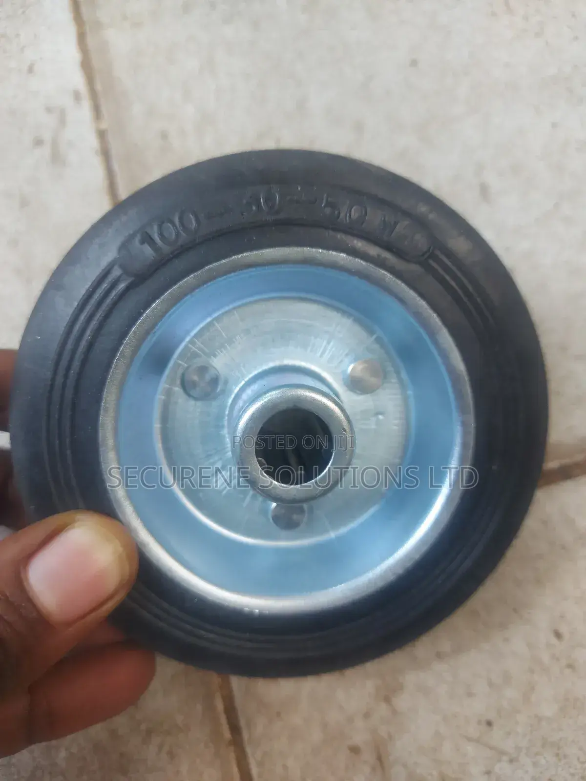 4" Rubber Trolley Wheel