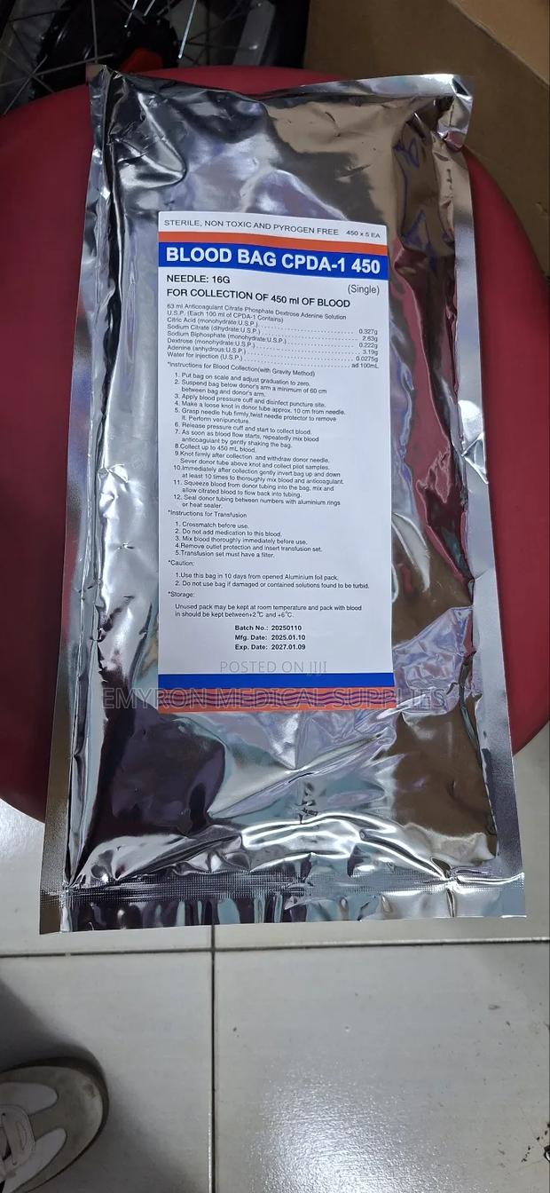 Blood Bags 450ml Single - main view