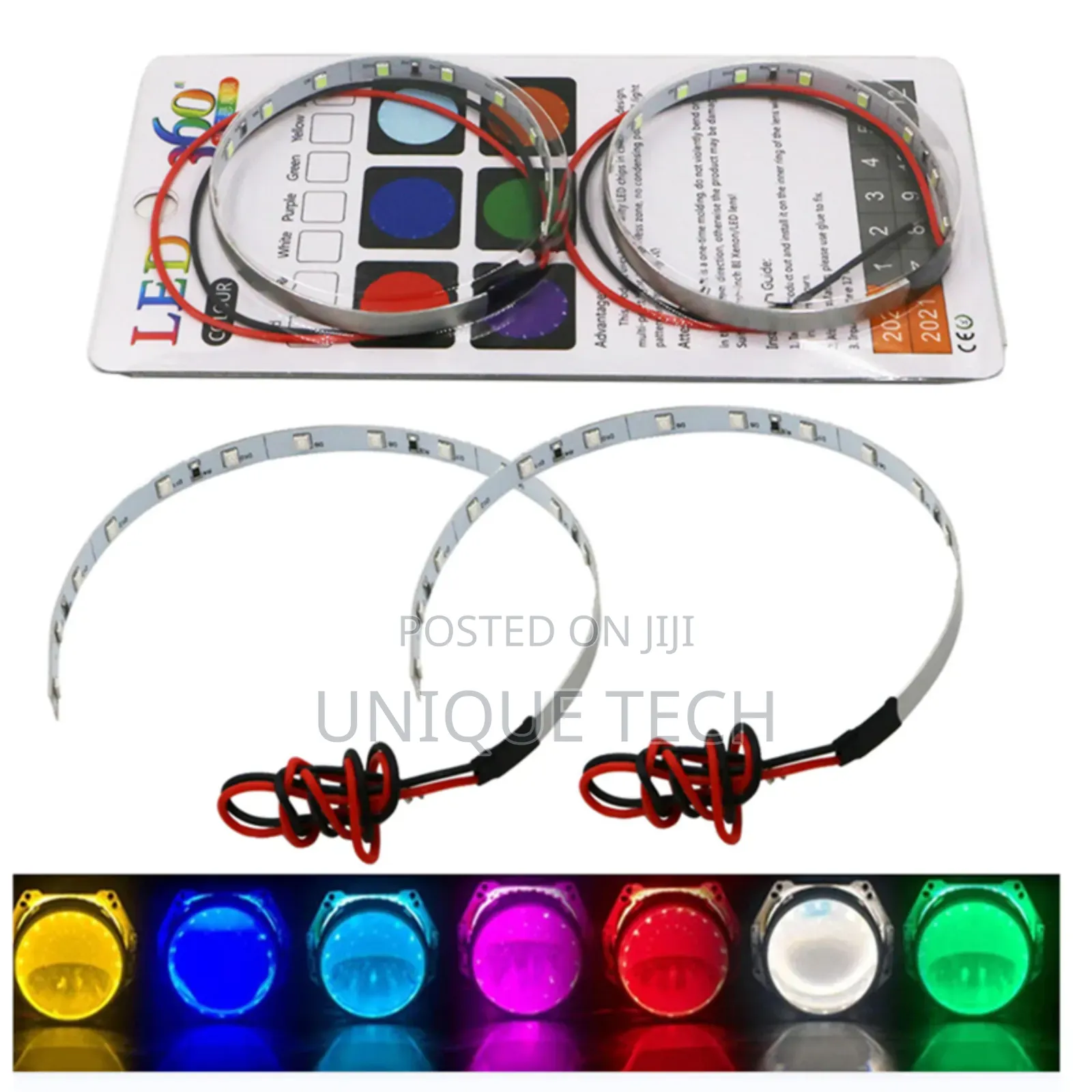 Demon Eyes Led Halo Rings Universal Car Headlight Upgrade