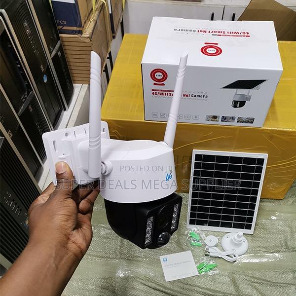 Outdoor Solar Powered PTZ Camera 12mp V380 Pro 4g Smart Security Cam