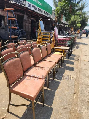 Restaurant And Bar Brown Coated Chairs
