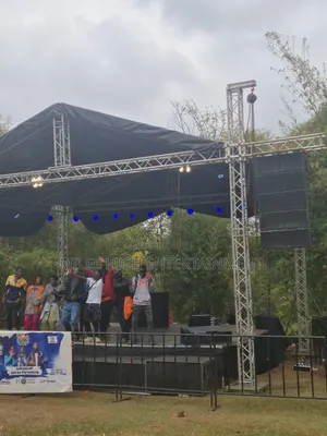 Complete Stage Set Up With Sound Lighting