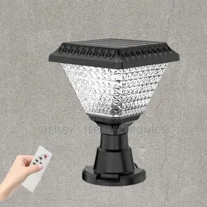 Solar Led Main Gate Light Outdoor Waterproof Garden Pillar Lamp