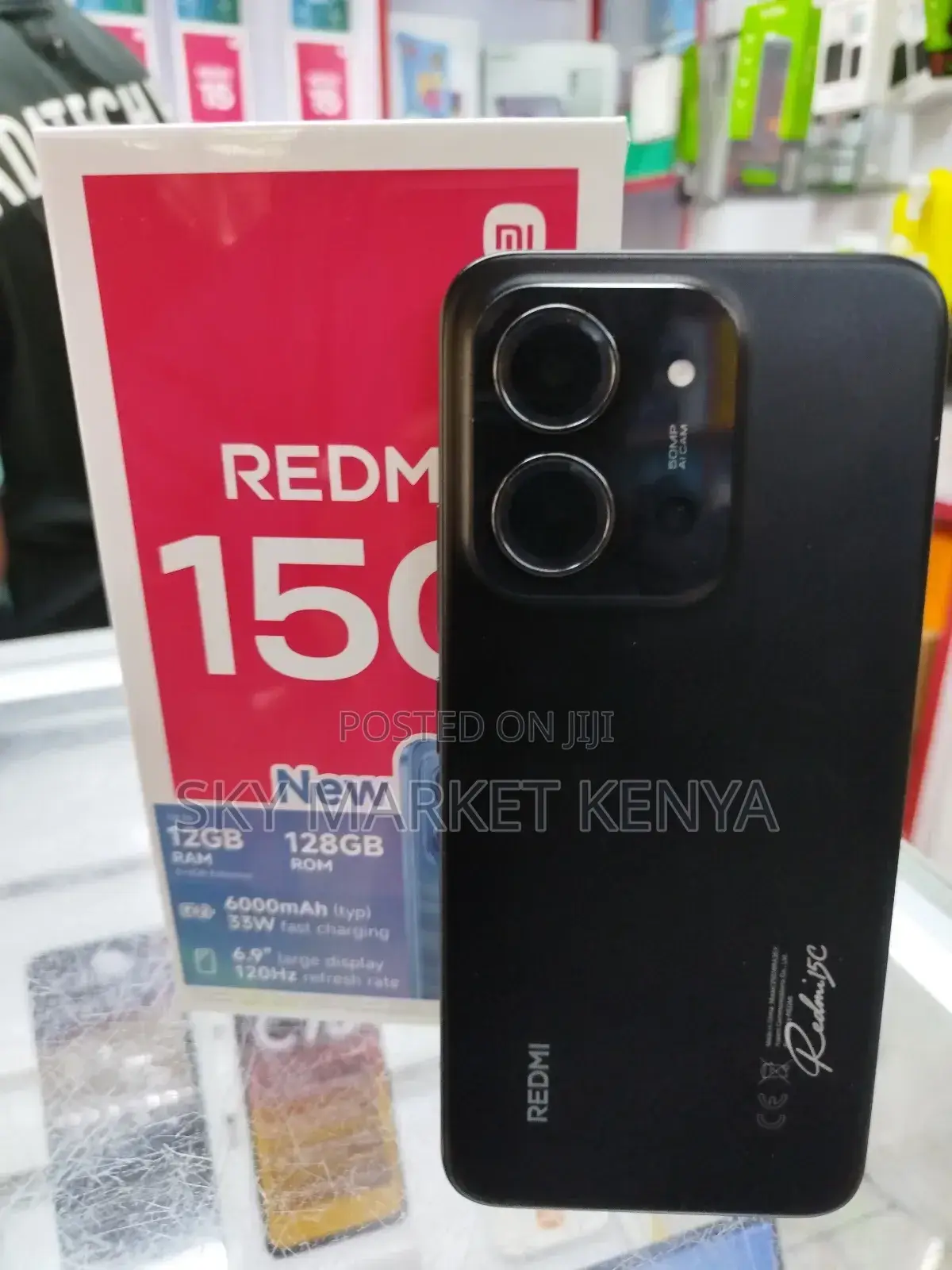 New Xiaomi Redmi 15C 4G 128 GB Black