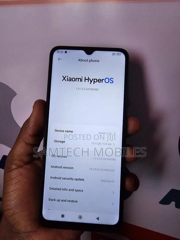 Xiaomi Redmi 12C 128 GB Blue - thumbnail 4