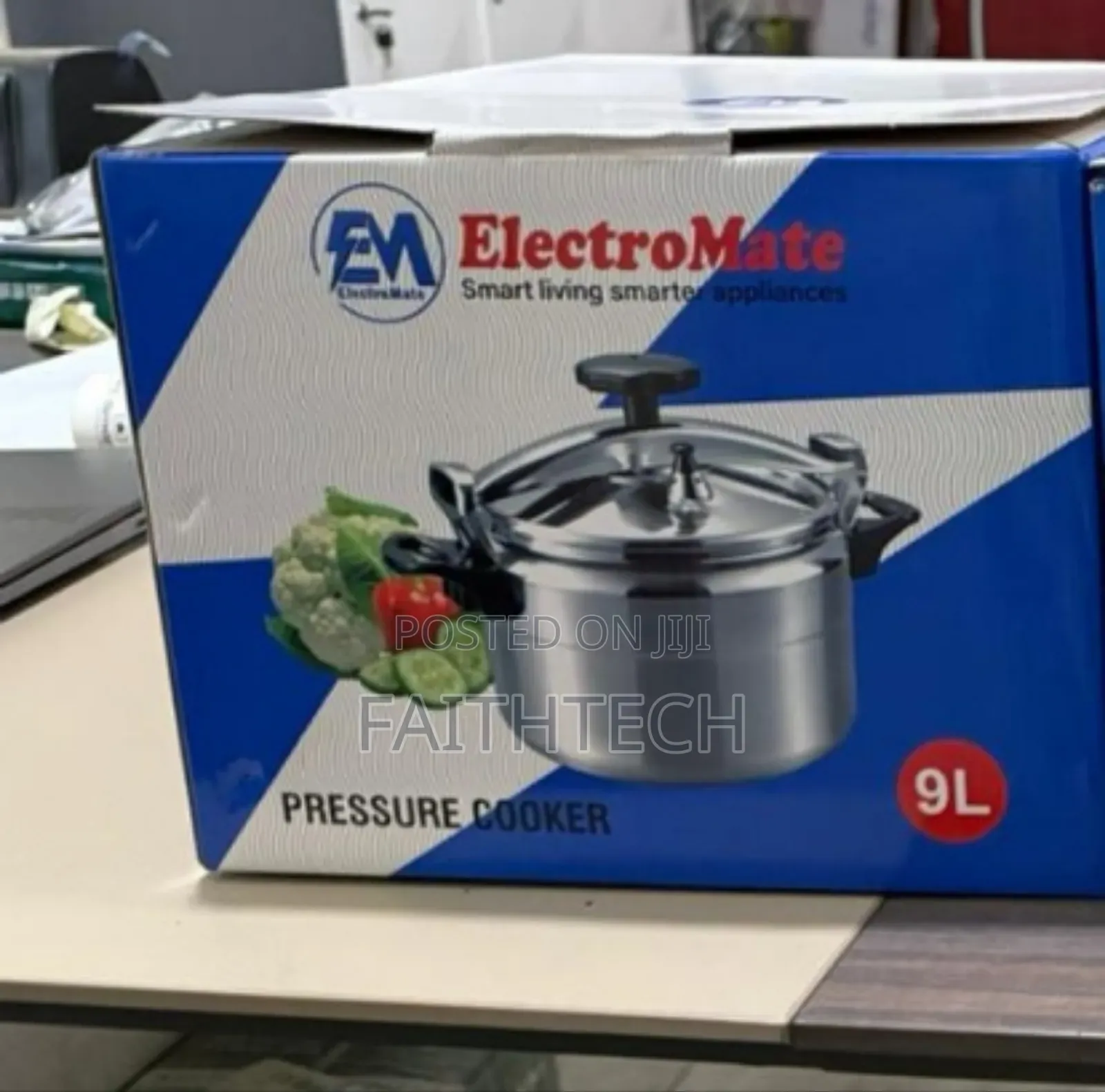 9litres Electromate Manual Pressure Cooker