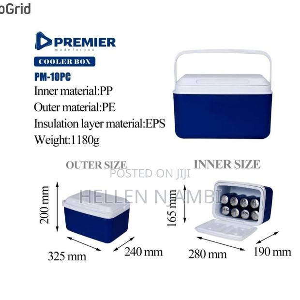 Premier Cooler Box 10litres Capacity