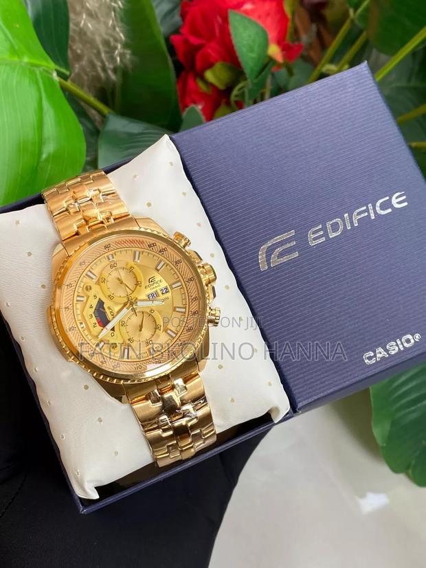 Gold Casio Edifice Watch - thumbnail 2