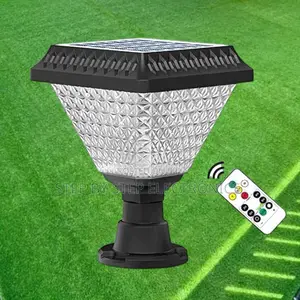 Remote Control Solar Led Post Lamp for Driveway and Gate Entrance