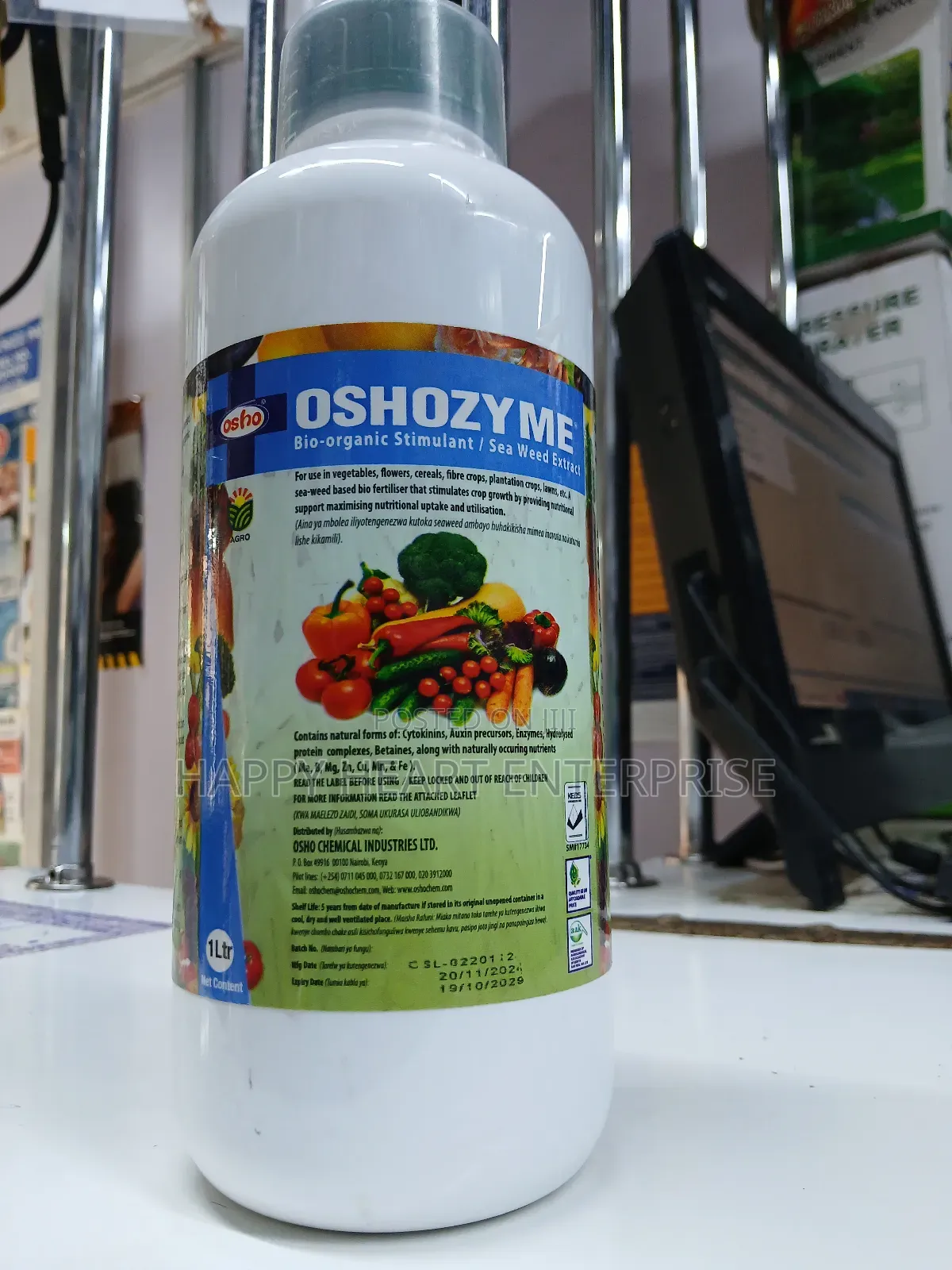Oshozyme Bio Organic Stimulant/Sea Weed Extract 1l